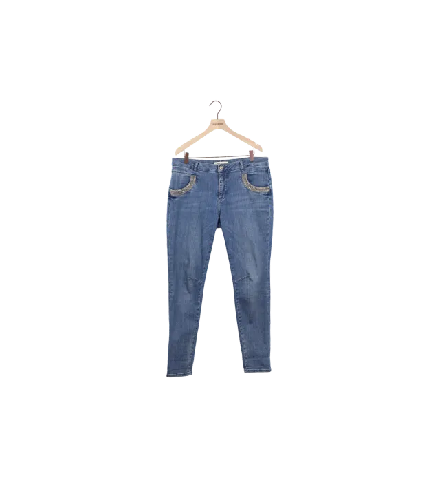 Mos Mosh MMNaomi Shine Long Jeans Hellblau 32 Secondhand