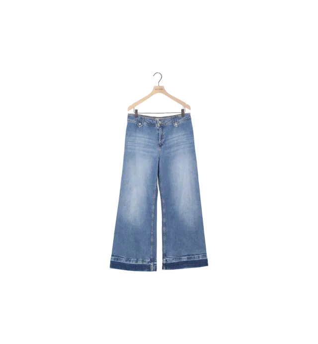 Mos Mosh MMHermina Zack Jeans Wide Ankle Mid Blue 30