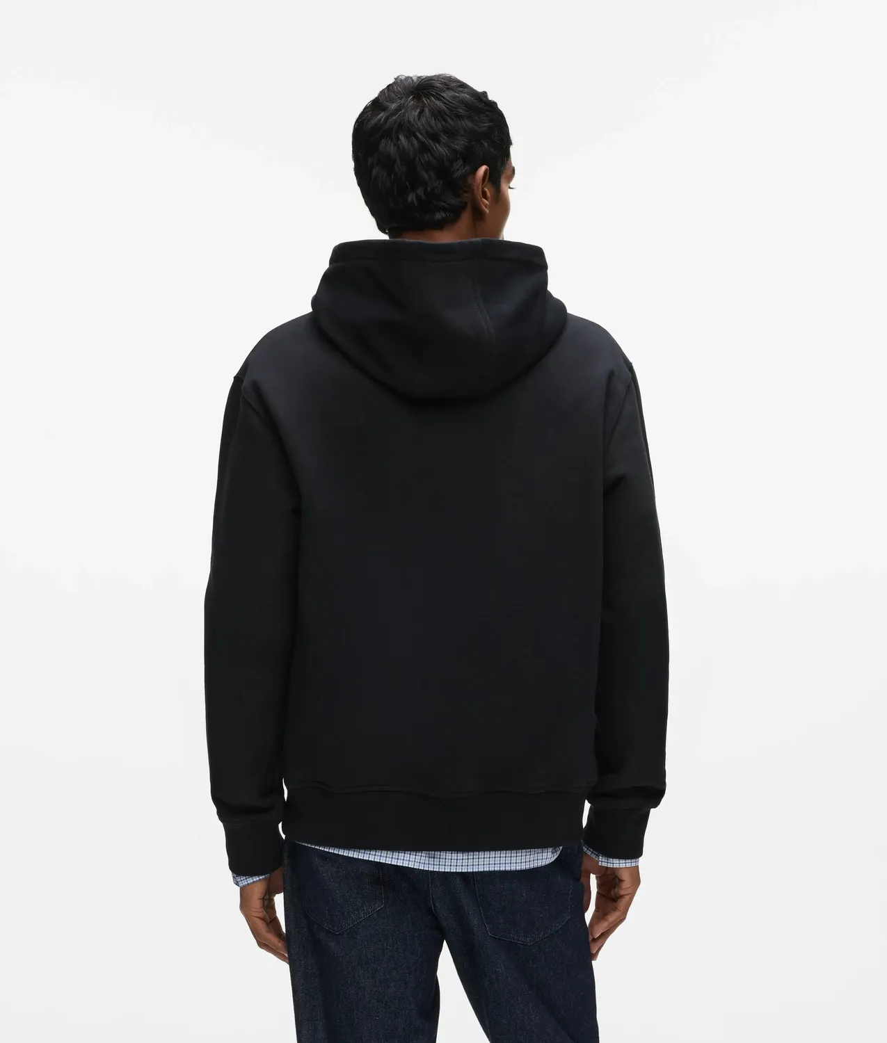 Karl Lagerfeld Ikon Hoodie Half-Zip Bio-Baumwolle