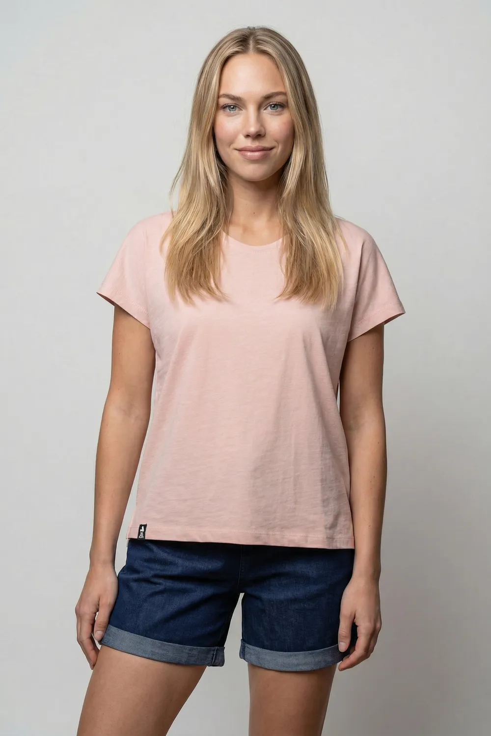 Alife & Kickin SofiaAK P T-Shirt Rosa Bio-Baumwolle