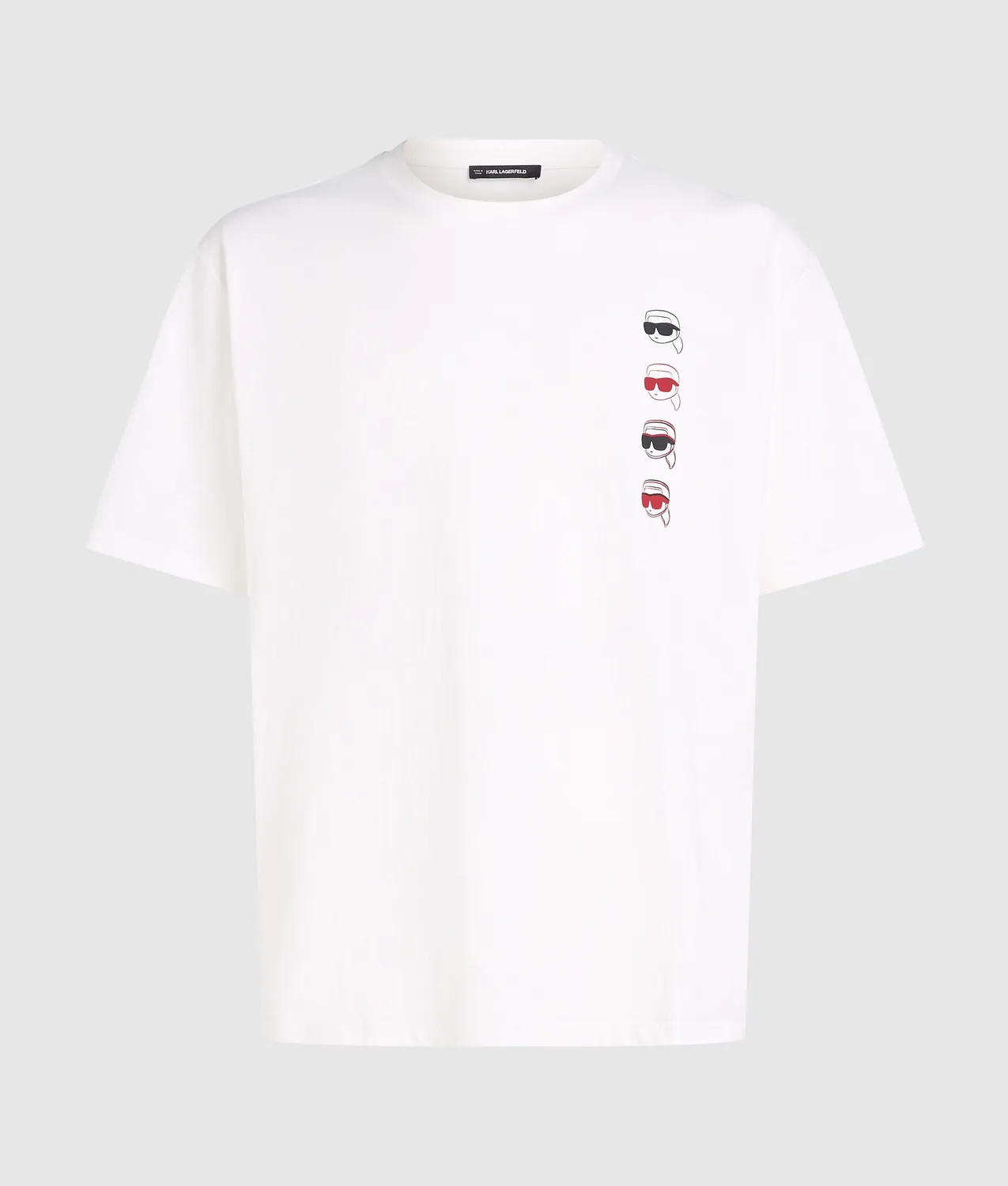 Karl Lagerfeld Ikon Fusion T-Shirt Baumwolle Relaxed