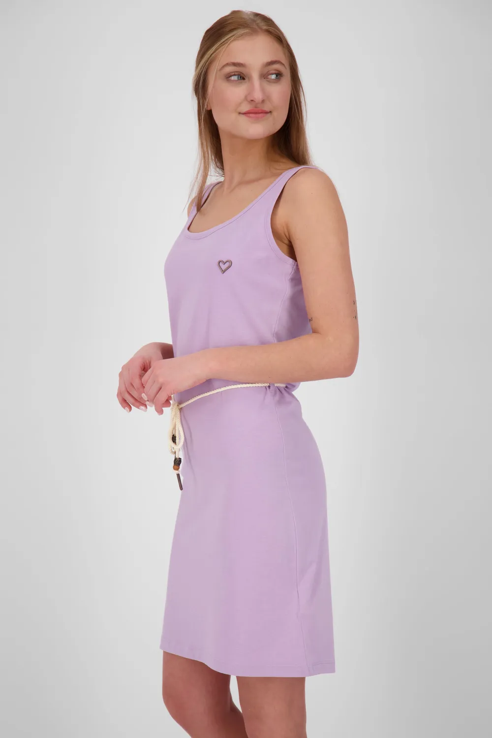 Alife & Kickin JenniferAK Kleid Rosa Jersey Kurz