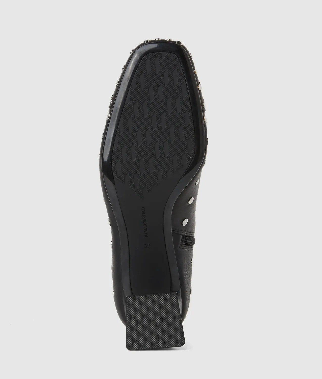 Karl Lagerfeld Beata Stiefeletten schwarz Nieten Plateau