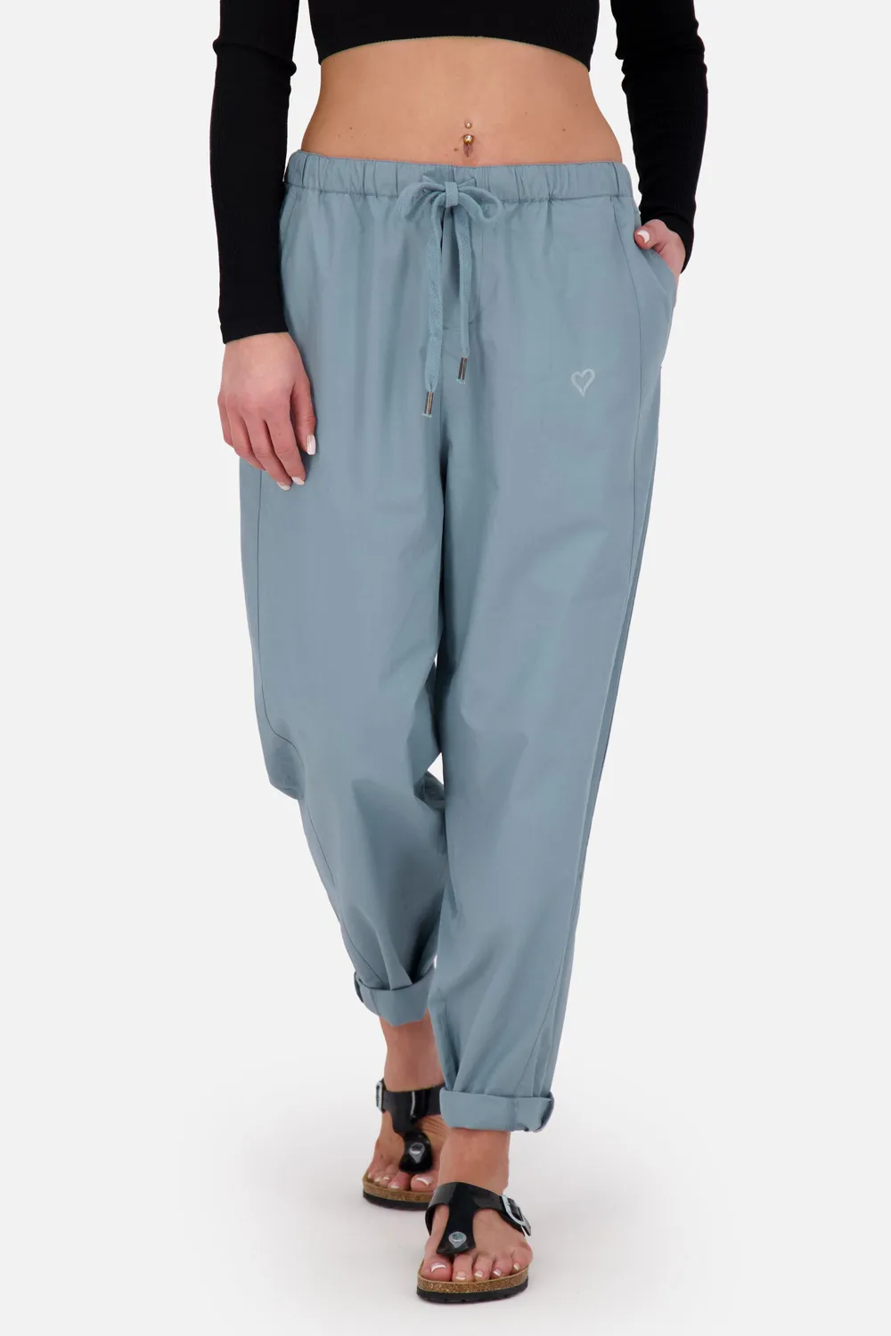Alife & Kickin LatissiaAK A Pants Grau weite Hose