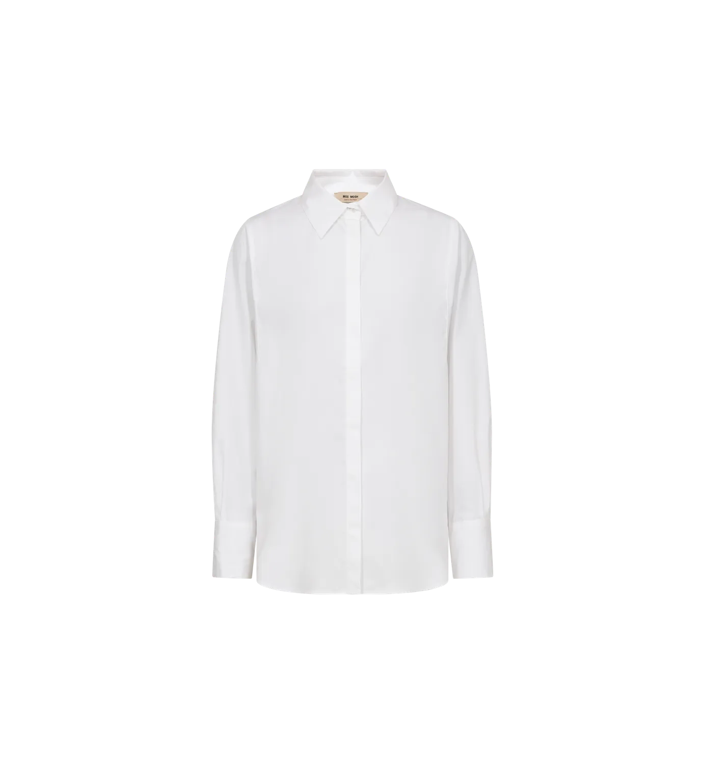 Mos Mosh MMEnola Cotton Shirt Hemd Weiß Bio-Baumwolle