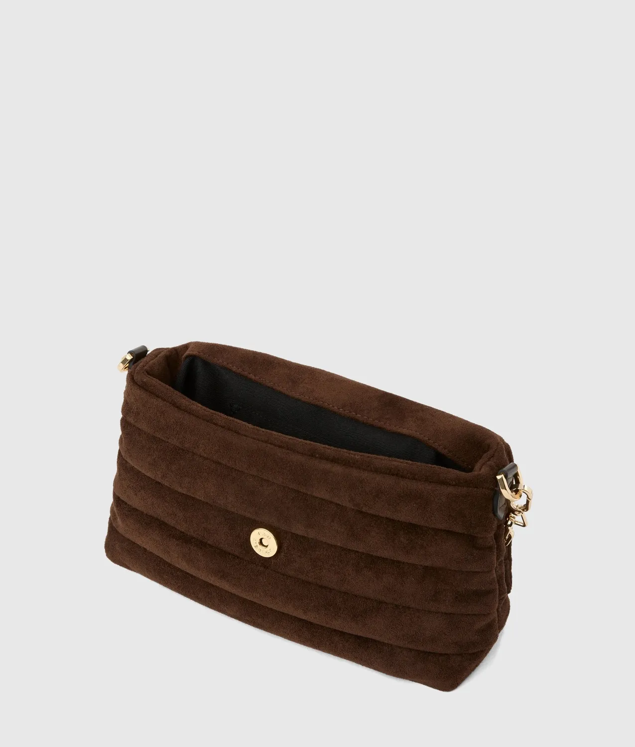 Karl Lagerfeld K/Essential Plié Crossbody Wildleder