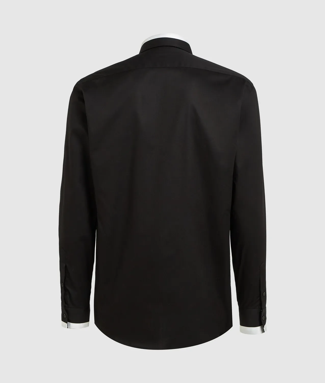 Karl Lagerfeld KL Studio Contrast Piping Hemd weiß Kontrast