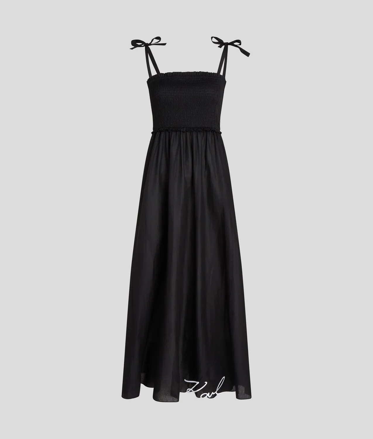 Karl Lagerfeld K/Signature Strandkleid lang Stickerei