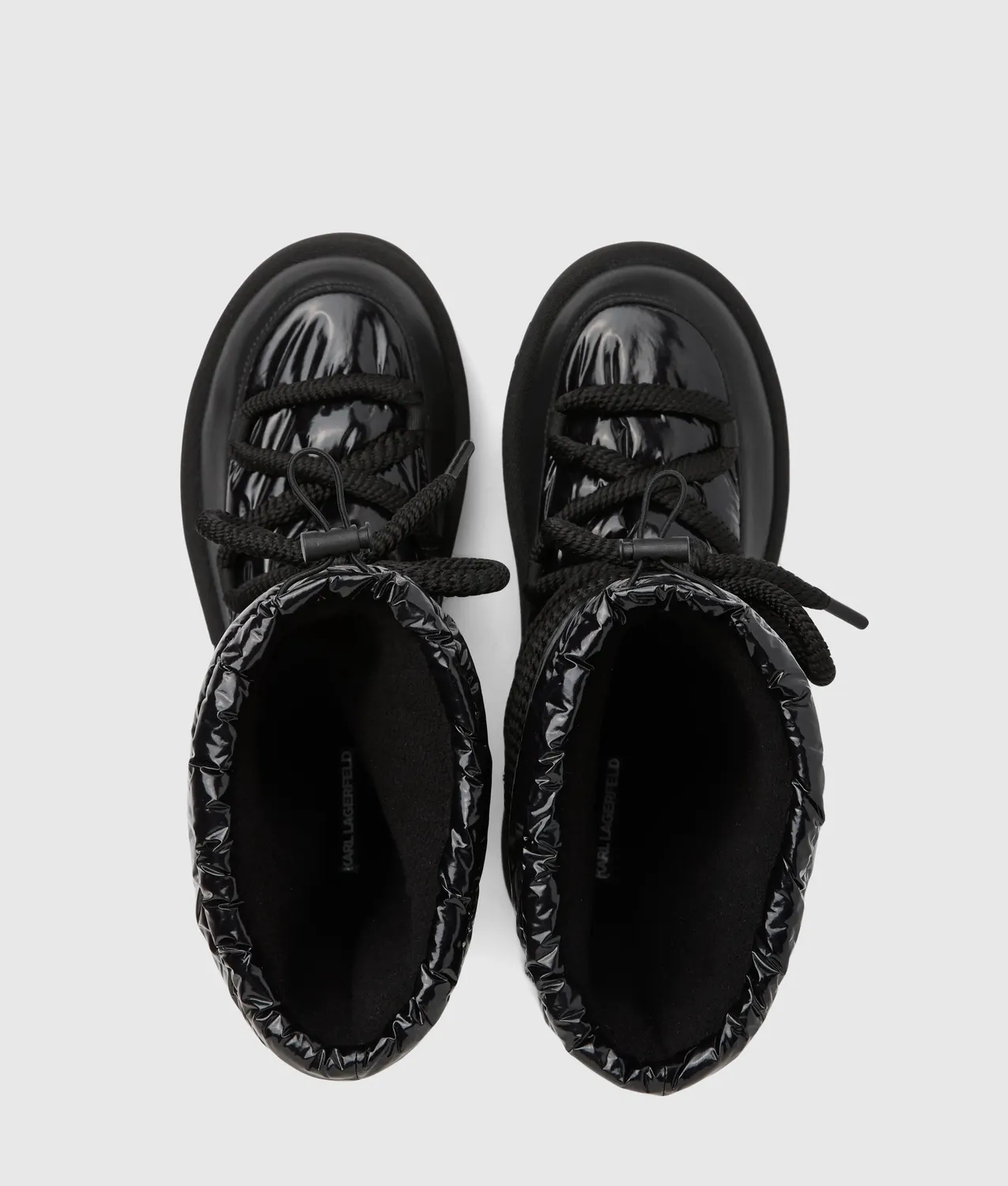 Karl Lagerfeld Skylar High Boots gepolstert Lack