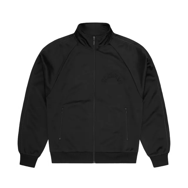 Corteiz Crest Arch Trainingsjacke Triple Black Poly