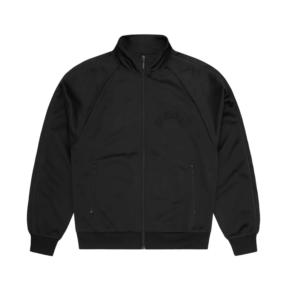 Corteiz Crest Arch Trainingsjacke Triple Black Poly