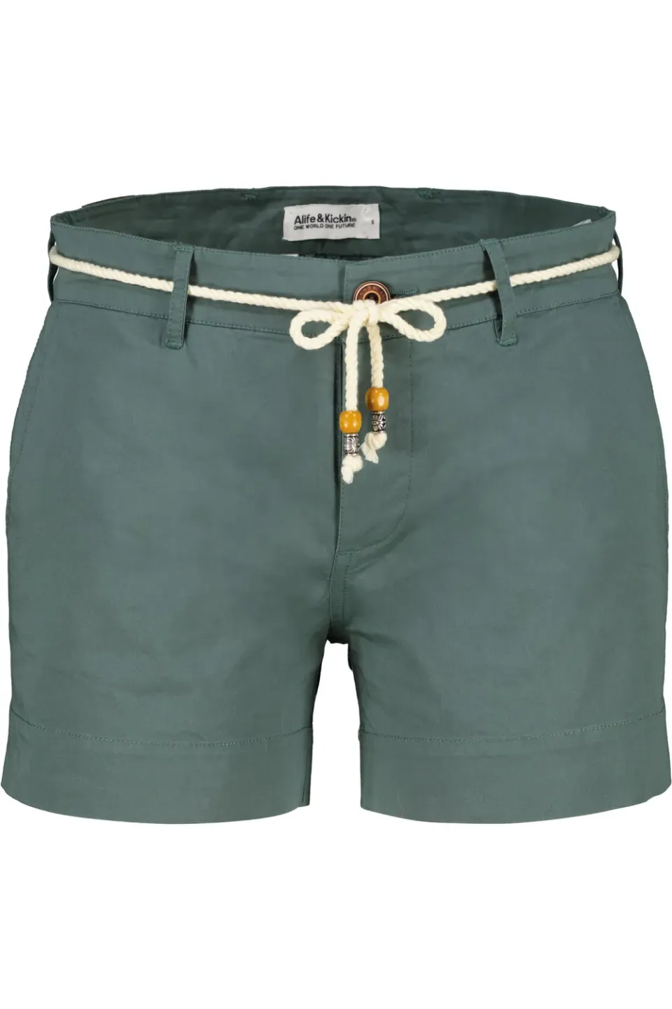 Alife & Kickin JuleAK A Shorts Dunkelgrün Damen Baumwolle