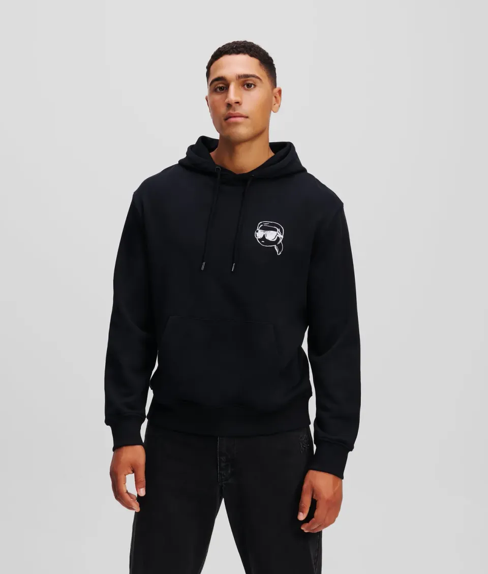 Karl Lagerfeld Ikon Hoodie Kängurutasche Herren