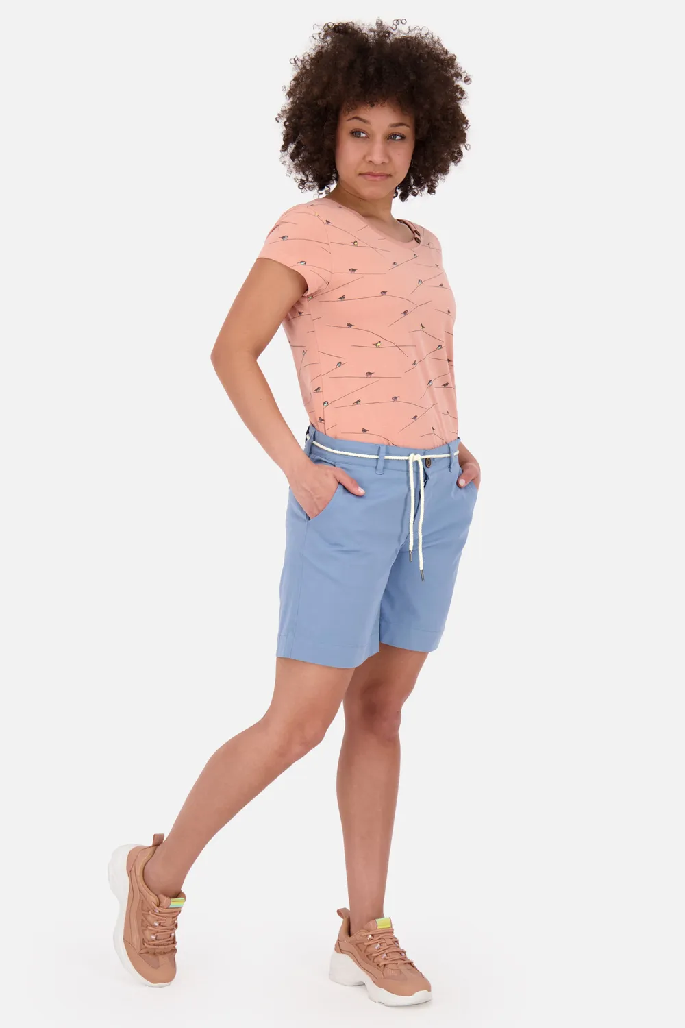 Alife & Kickin JulesAK A Shorts Damen Grau figurbetont
