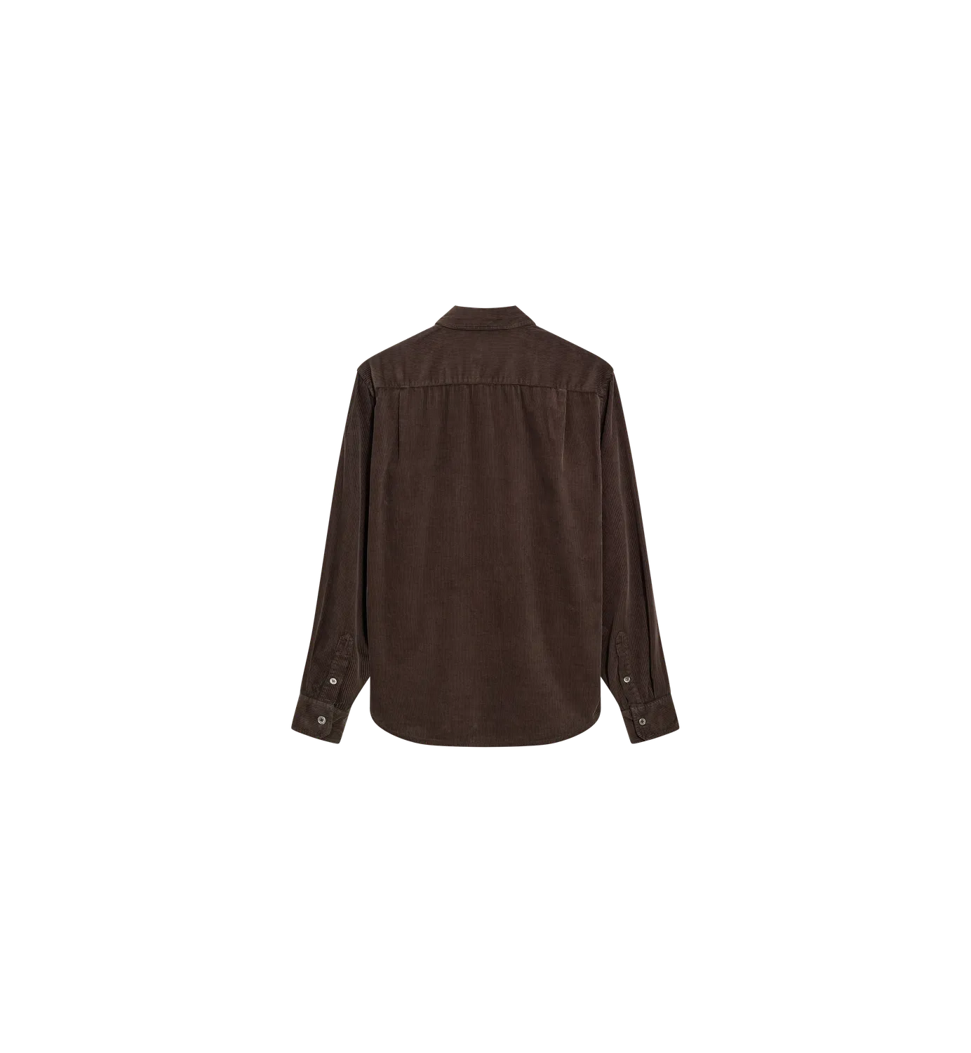 Mos Mosh MMGAlden Cordhemd Regular Hemd Schwarz Kaffee