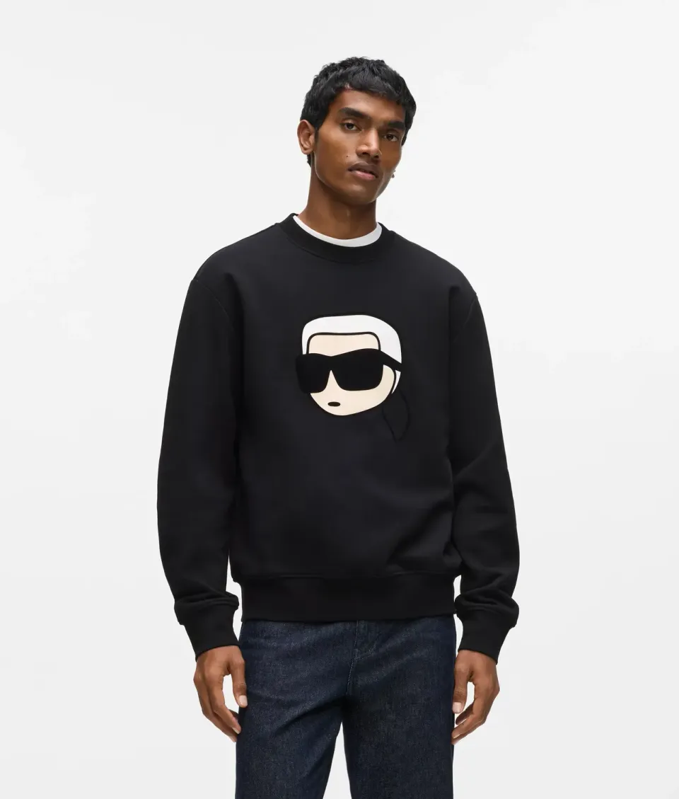 Karl Lagerfeld Ikon Karl Sweatshirt Graphic Bio