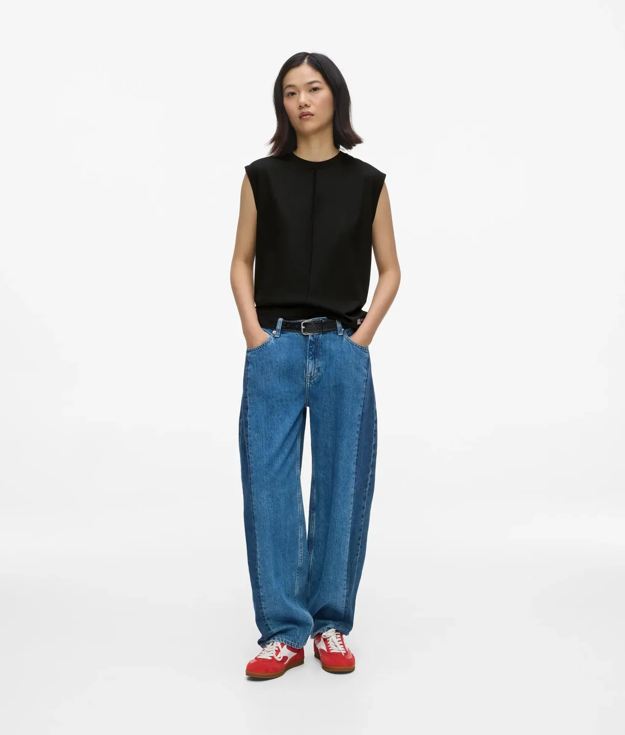 Karl Lagerfeld Jeans Seam Tank Top Baumwolle regular
