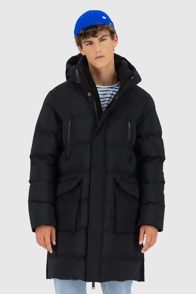 Alife & Kickin SaulAK A Puffer Parka Schwarz Herren