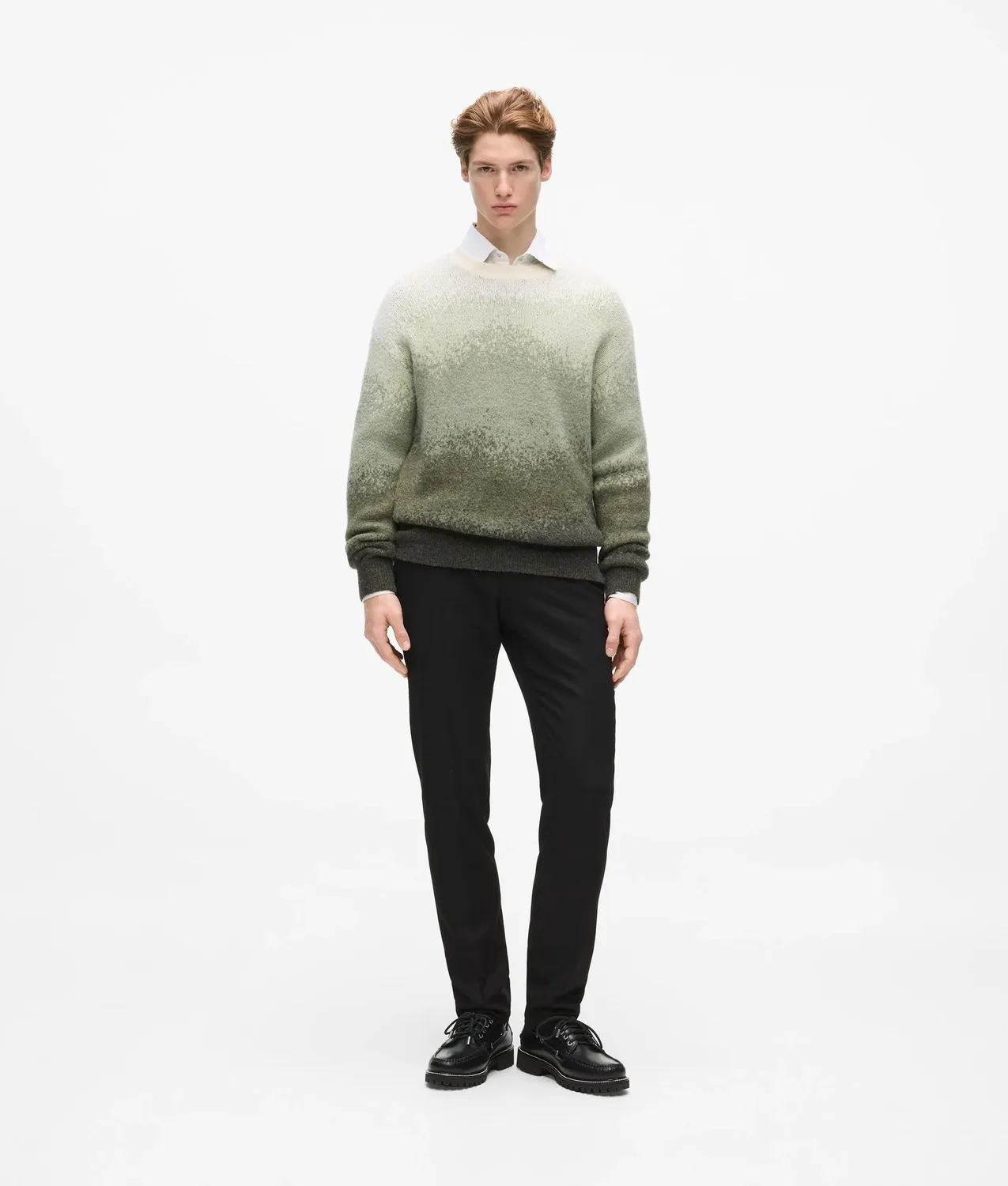 Karl Lagerfeld Gradient Crew Neck Pullover Verlauf S-3XL