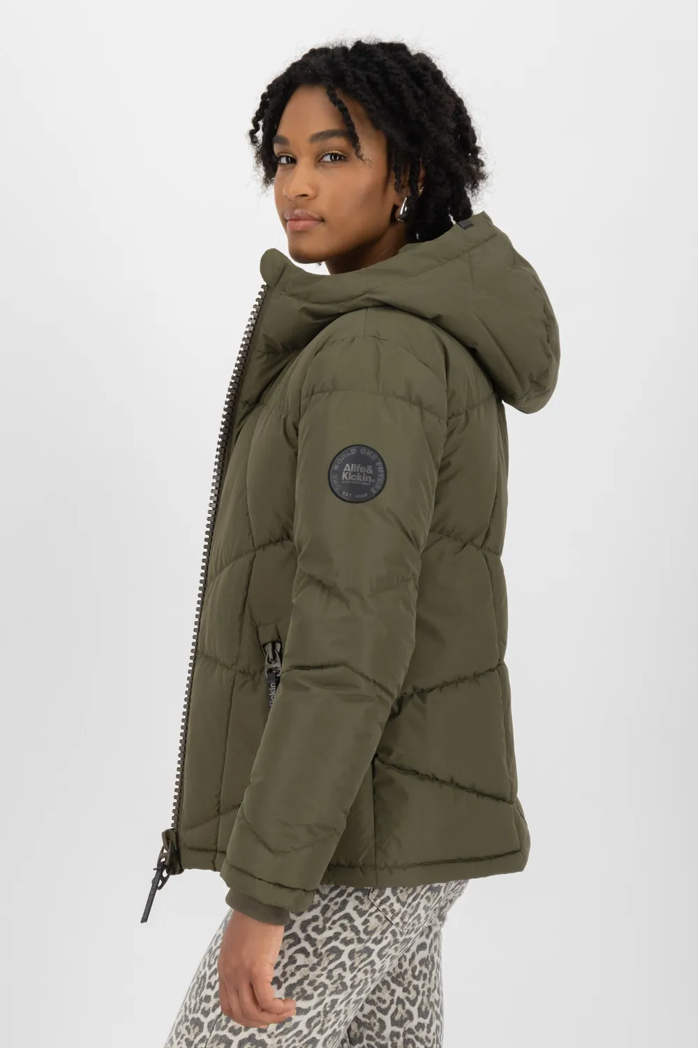 Alife & Kickin KasandraAK A Steppjacke Dunkelgrün Damen