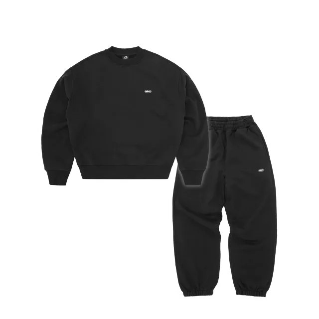 Corteiz Mini Island Crewneck Trainingsanzug Schwarz