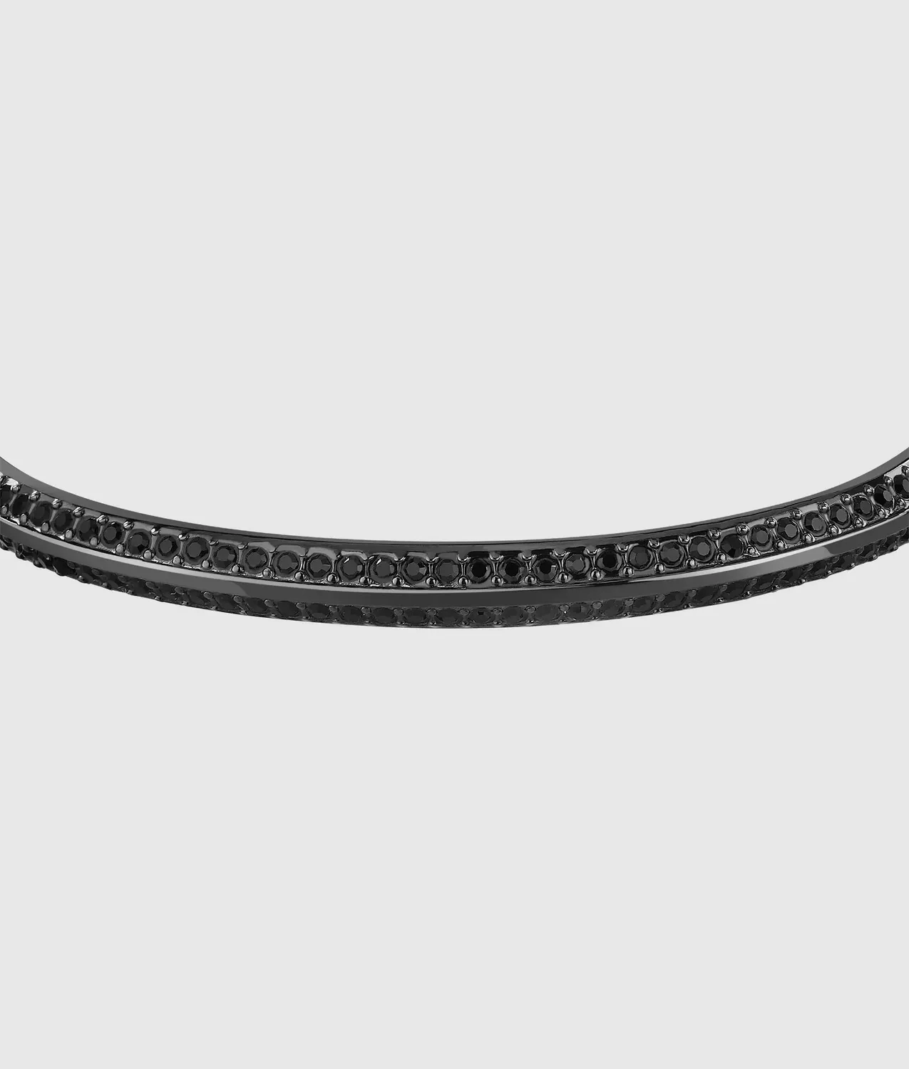 Karl Lagerfeld Gunmetal Crystal Armband One Size mit Kristallen
