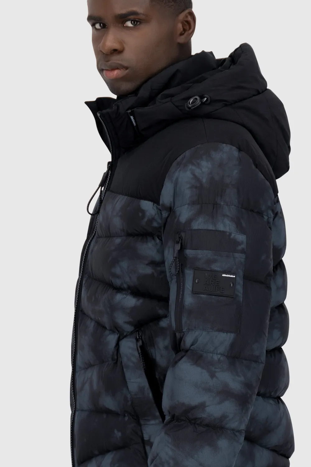 Alife & Kickin HenryAK B Pufferjacke Schwarz gefüttert
