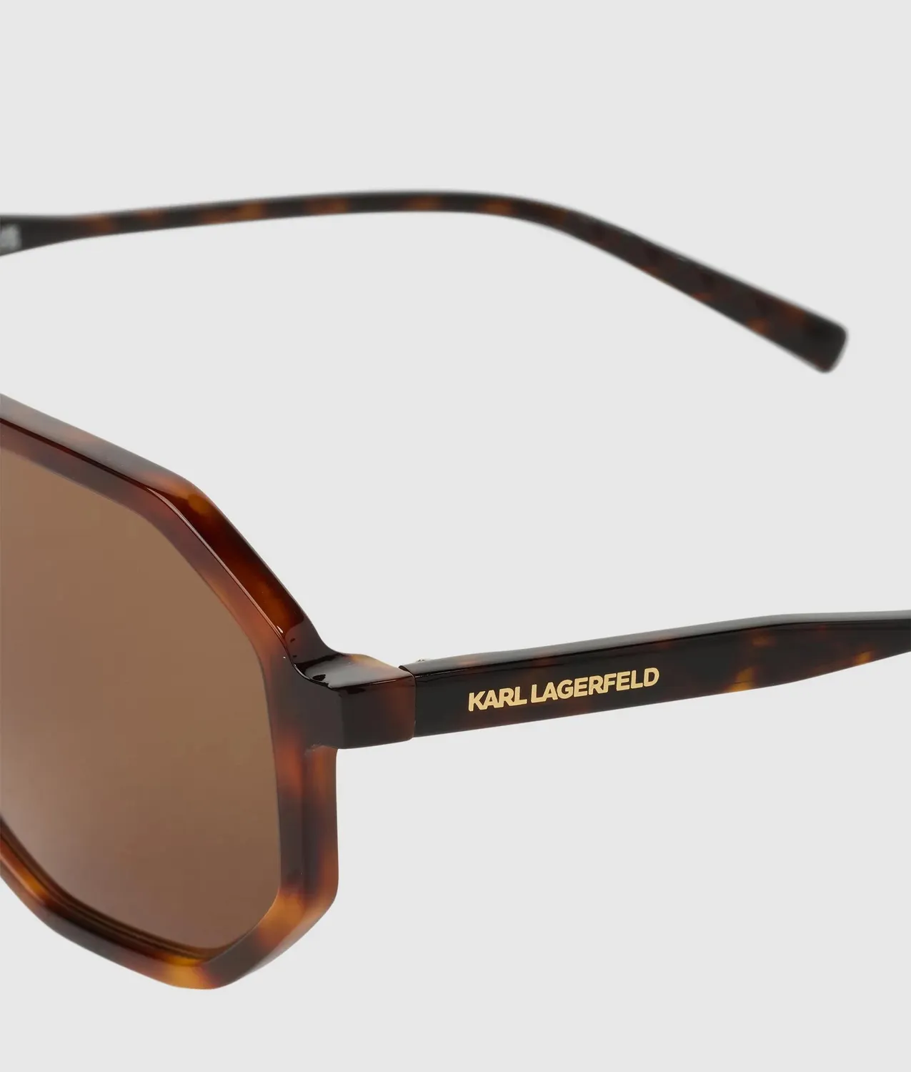 Karl Lagerfeld Slim Navigator Sonnenbrille One Size schwarz