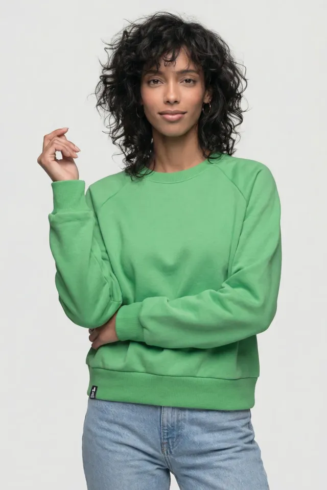 Alife & Kickin ThyraAK A Sweatshirt Damen grün Oversize