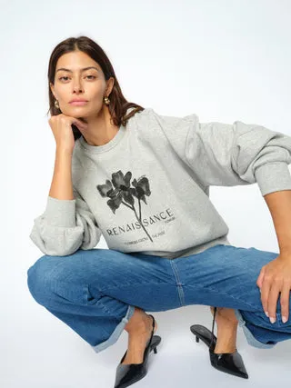 Mos Mosh MMCandela Sweatshirt Baumwolle Blumenprint