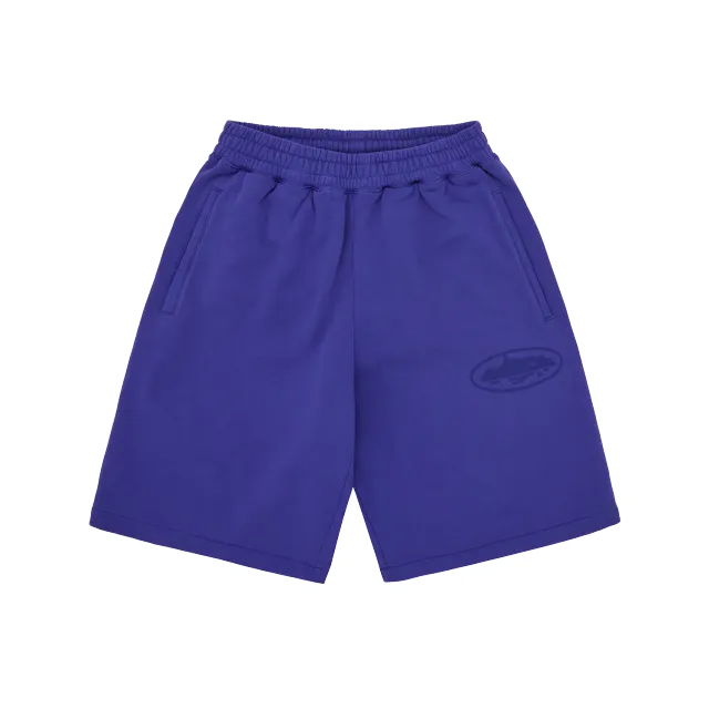 Corteiz Island Knockout Sweatshort Indigo Fleece