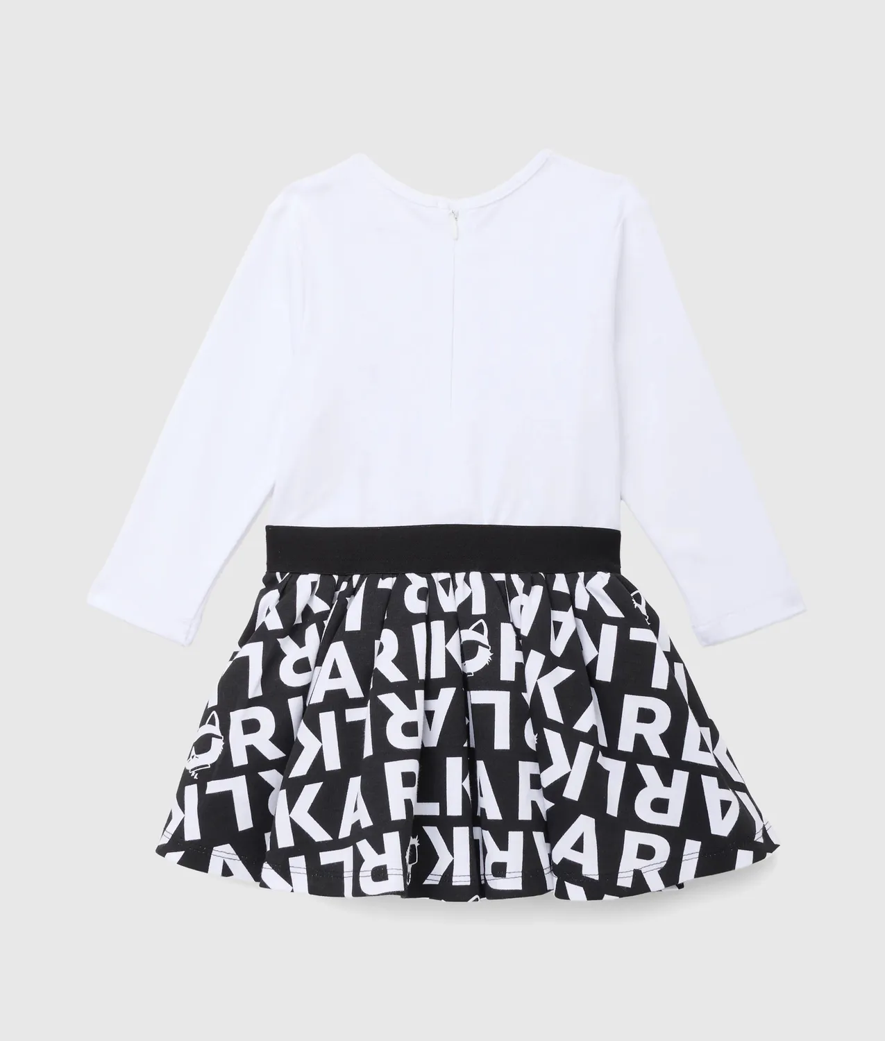 Karl Lagerfeld Ikon Choupette Mädchen Kleid Allover-Print