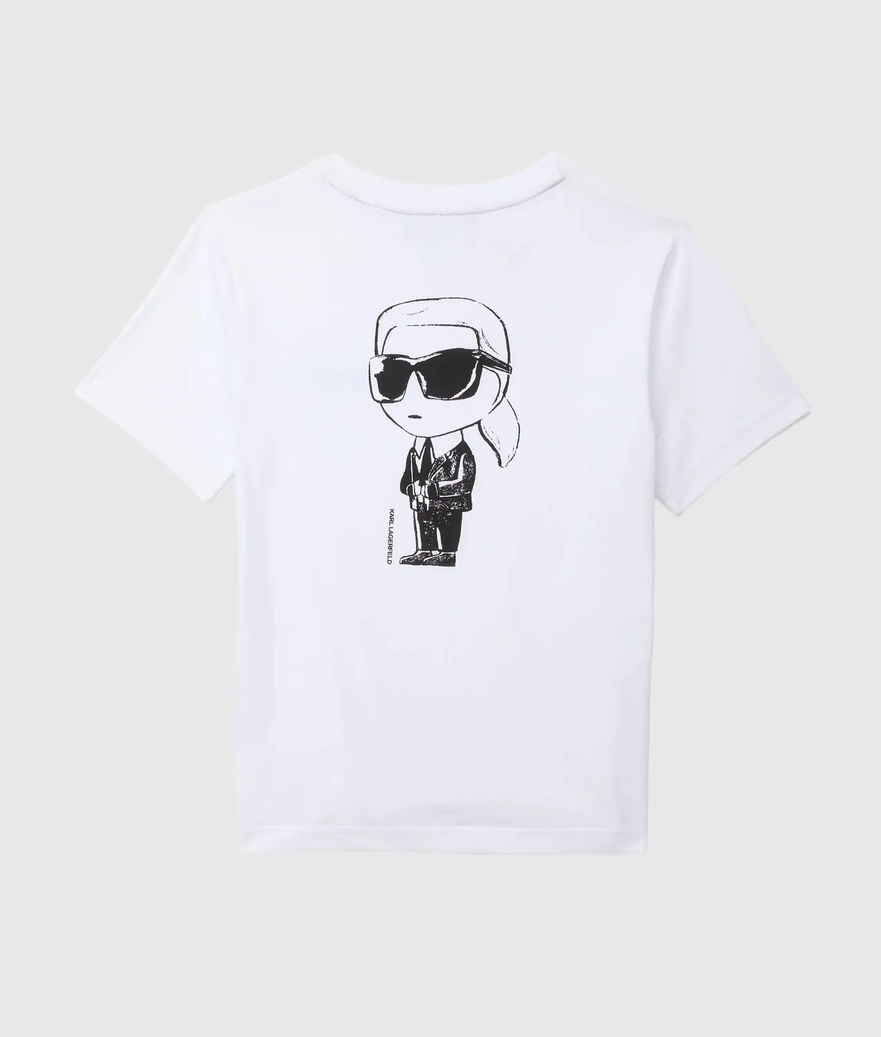 Karl Lagerfeld Ikon Outline Kinder T-Shirt Bio-Baumwolle