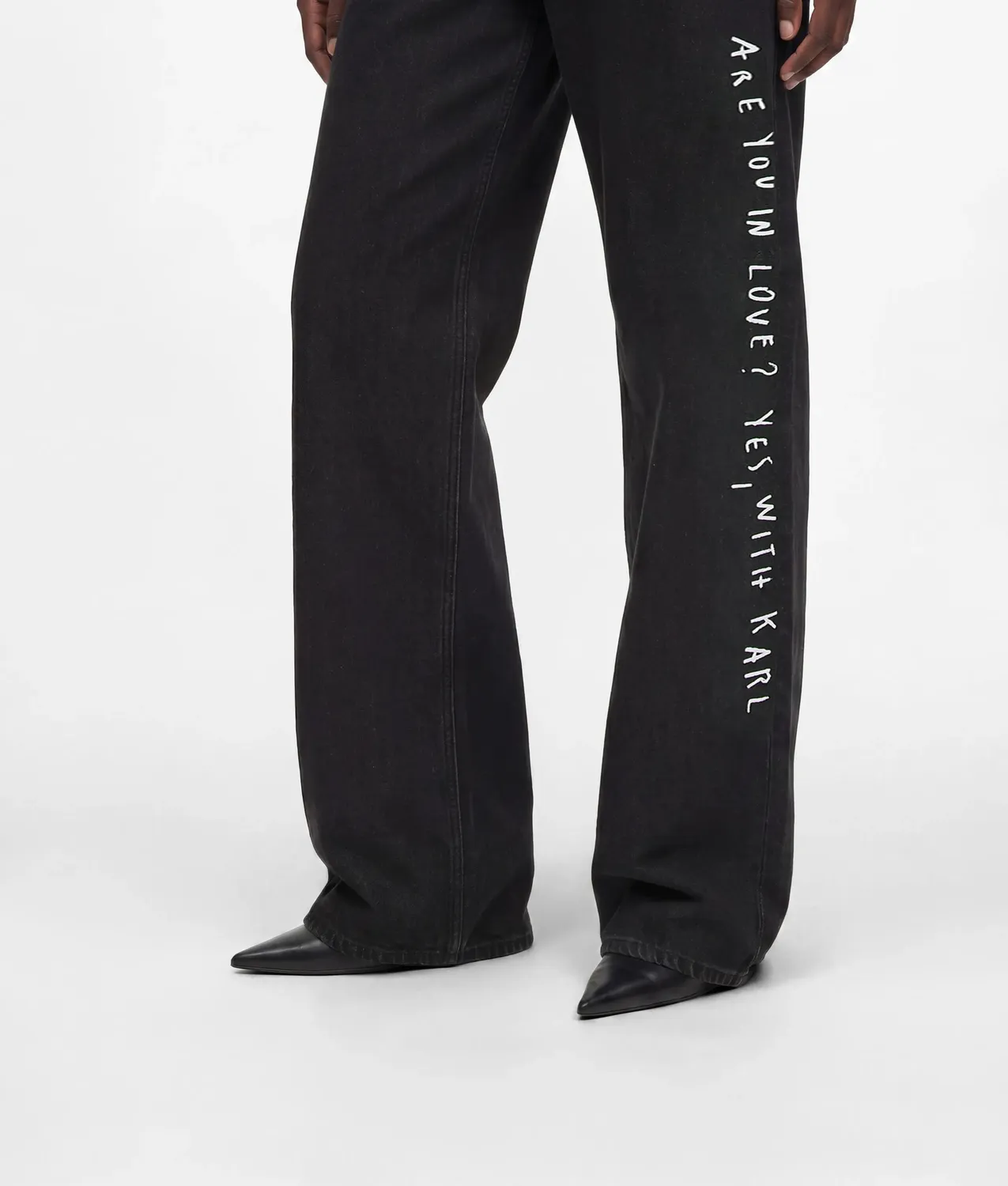 Karl Lagerfeld KLJ Pietro Terzini Jeans Wide-Leg Print
