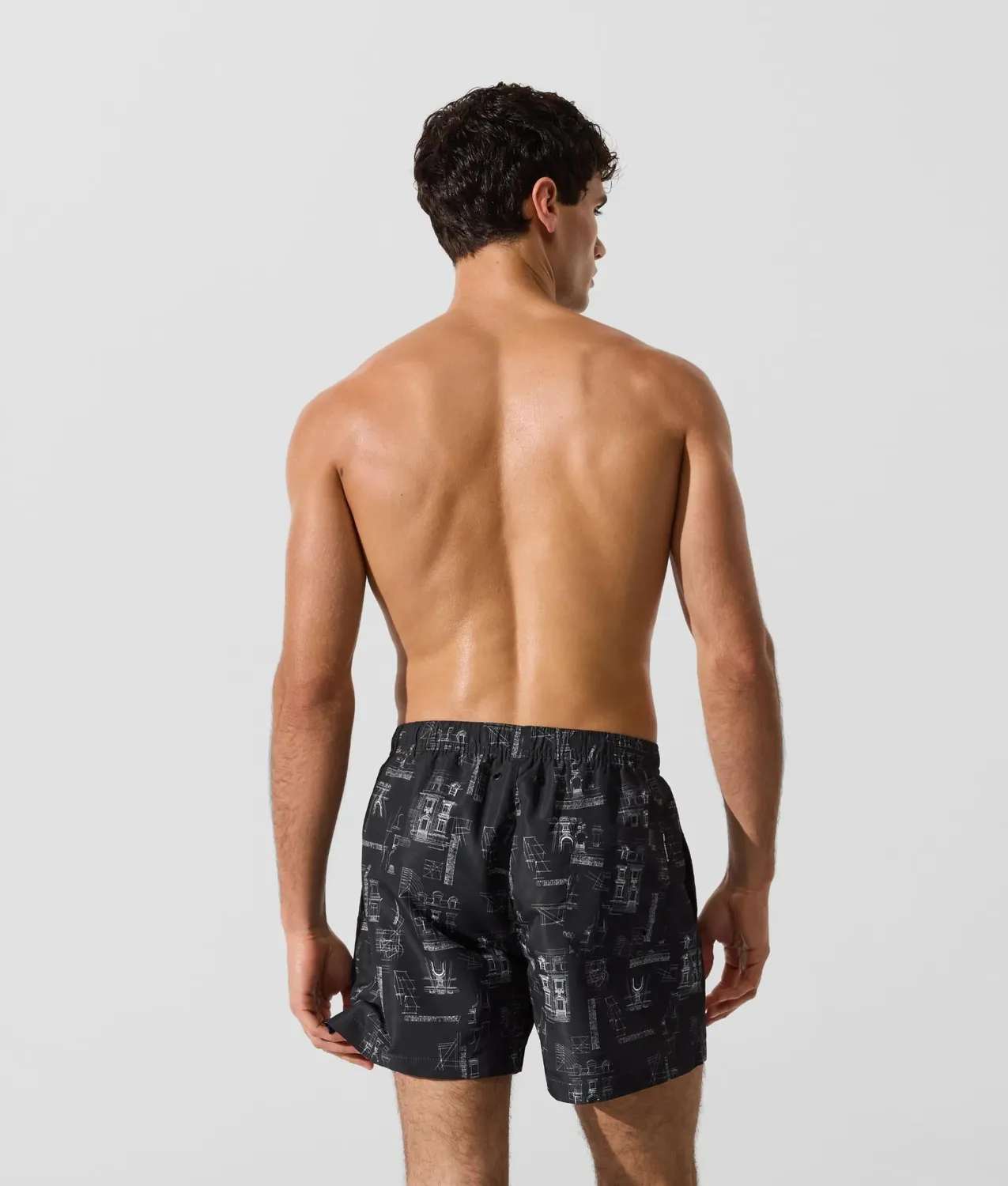 Karl Lagerfeld Maison de Karl Boardshorts kurz Print