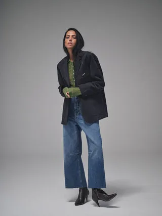 Mos Mosh MMHWonder Brush Blazer Oversize Schwarz