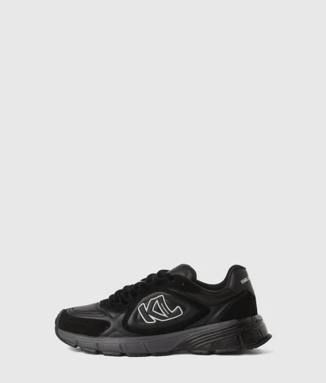 Karl Lagerfeld Orion Monogram Sneaker Leder Schnürer Herren