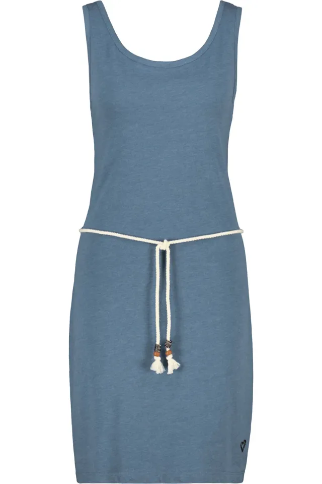 Alife & Kickin JenniferAK A Kleid Blau ärmellos vegan