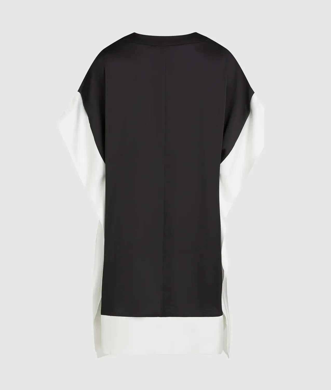 Karl Lagerfeld Signature Satin-Kleid V-Ausschnitt XS-XL