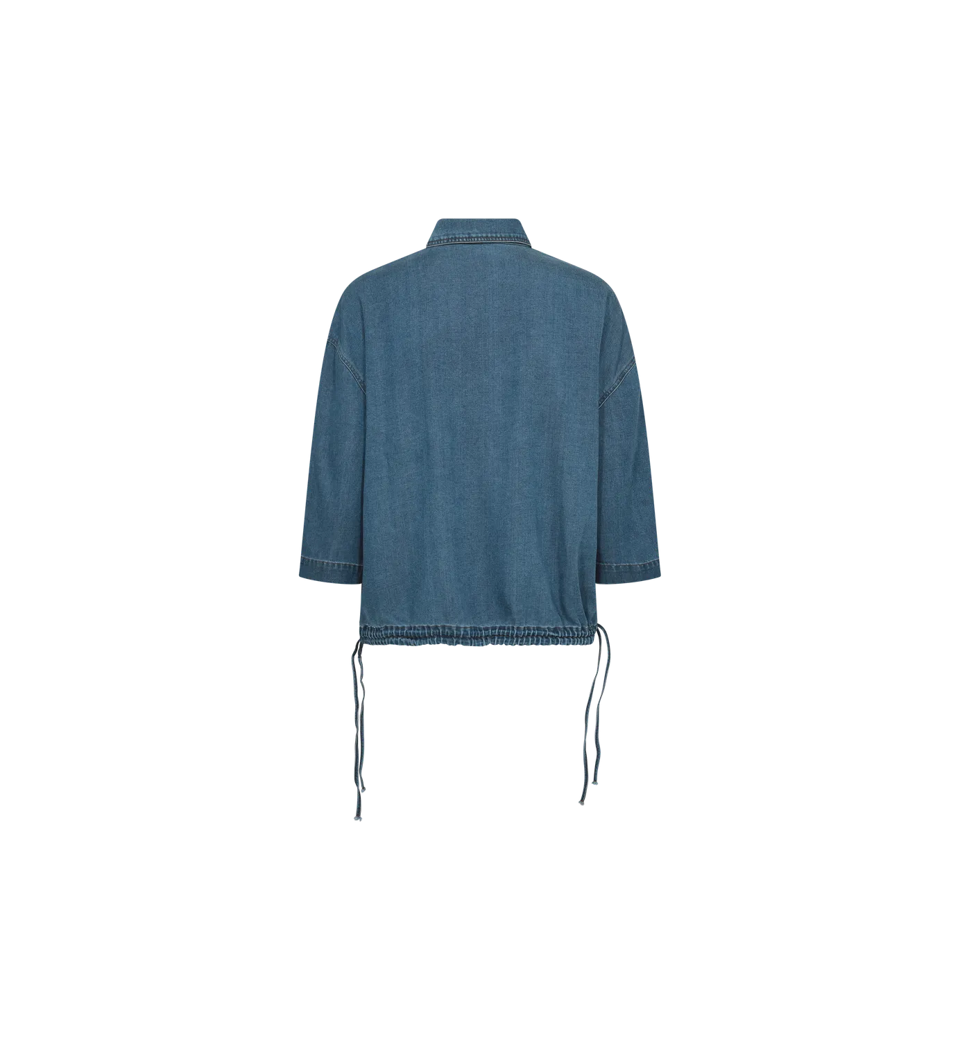 Mos Mosh MMTessa Lich Jeansbluse Blau 3/4-Arm