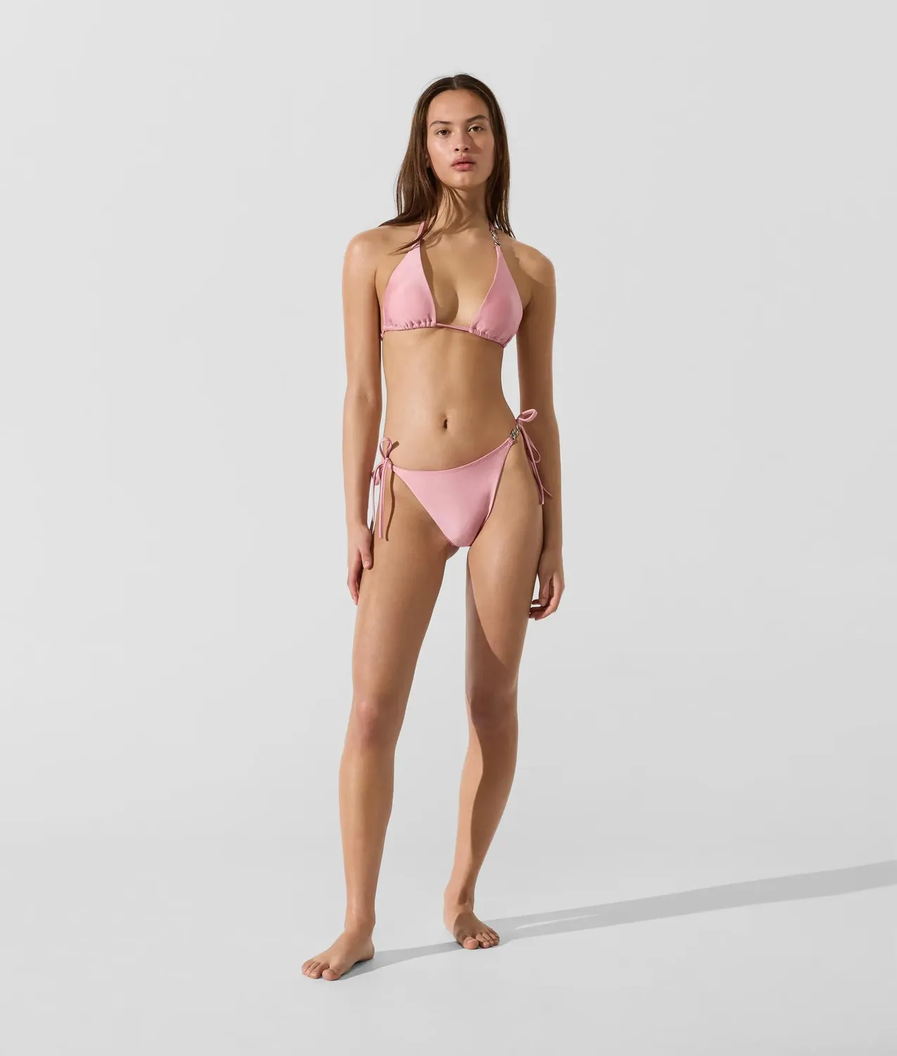 Karl Lagerfeld Bikinihose Side-Tie cheeky schwarz