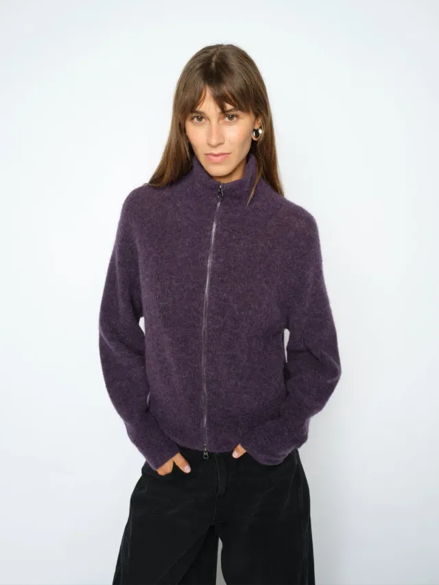 Mos Mosh MMThora Strickjacke Salute Navy Wolle