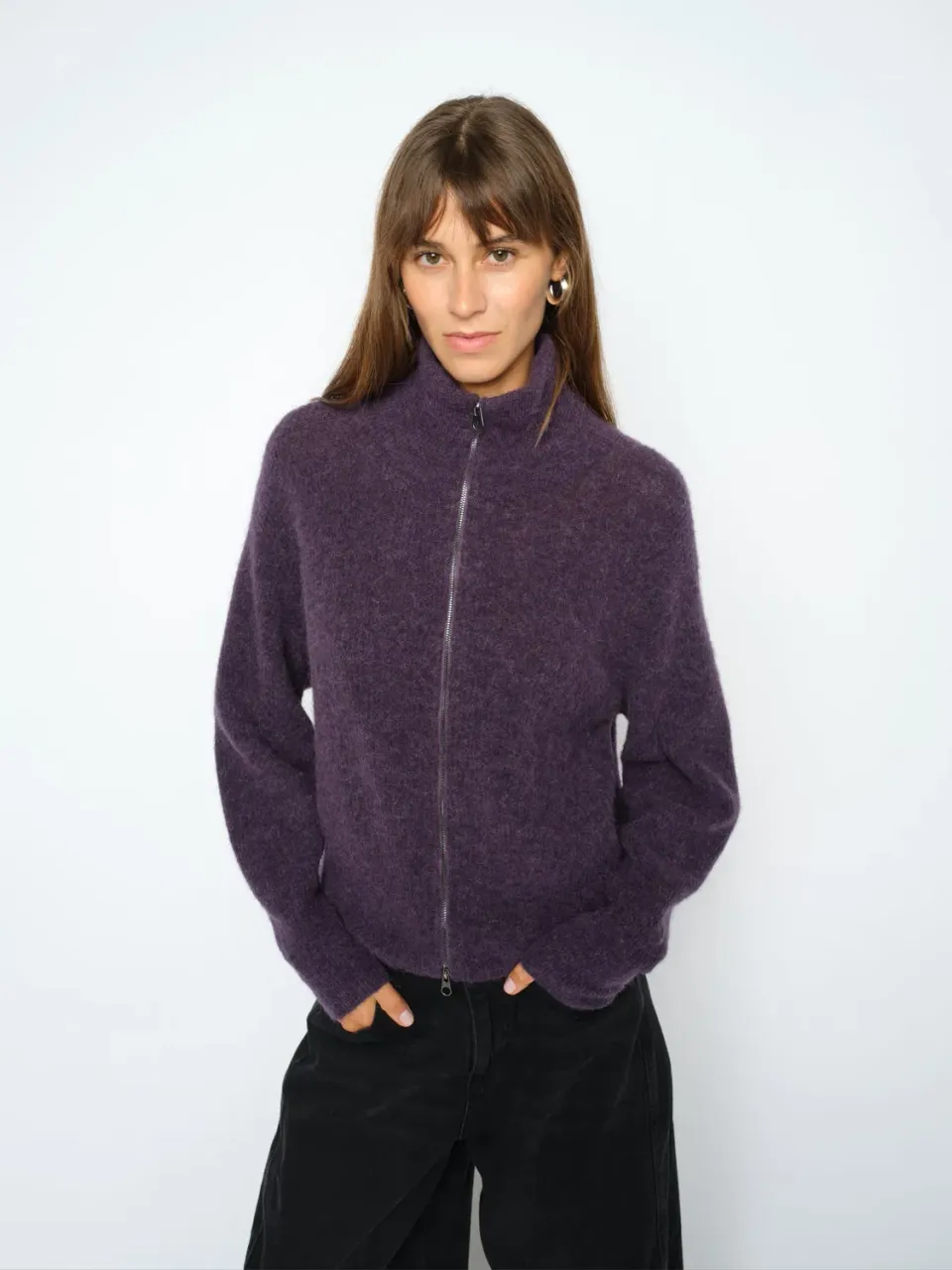 Mos Mosh MMThora Strickjacke Salute Navy Wolle