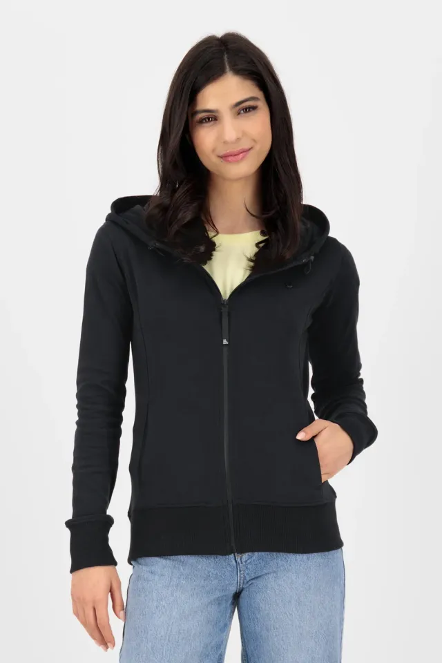 Alife & Kickin LissandraAK A Sweatjacke Schwarz Kapuze