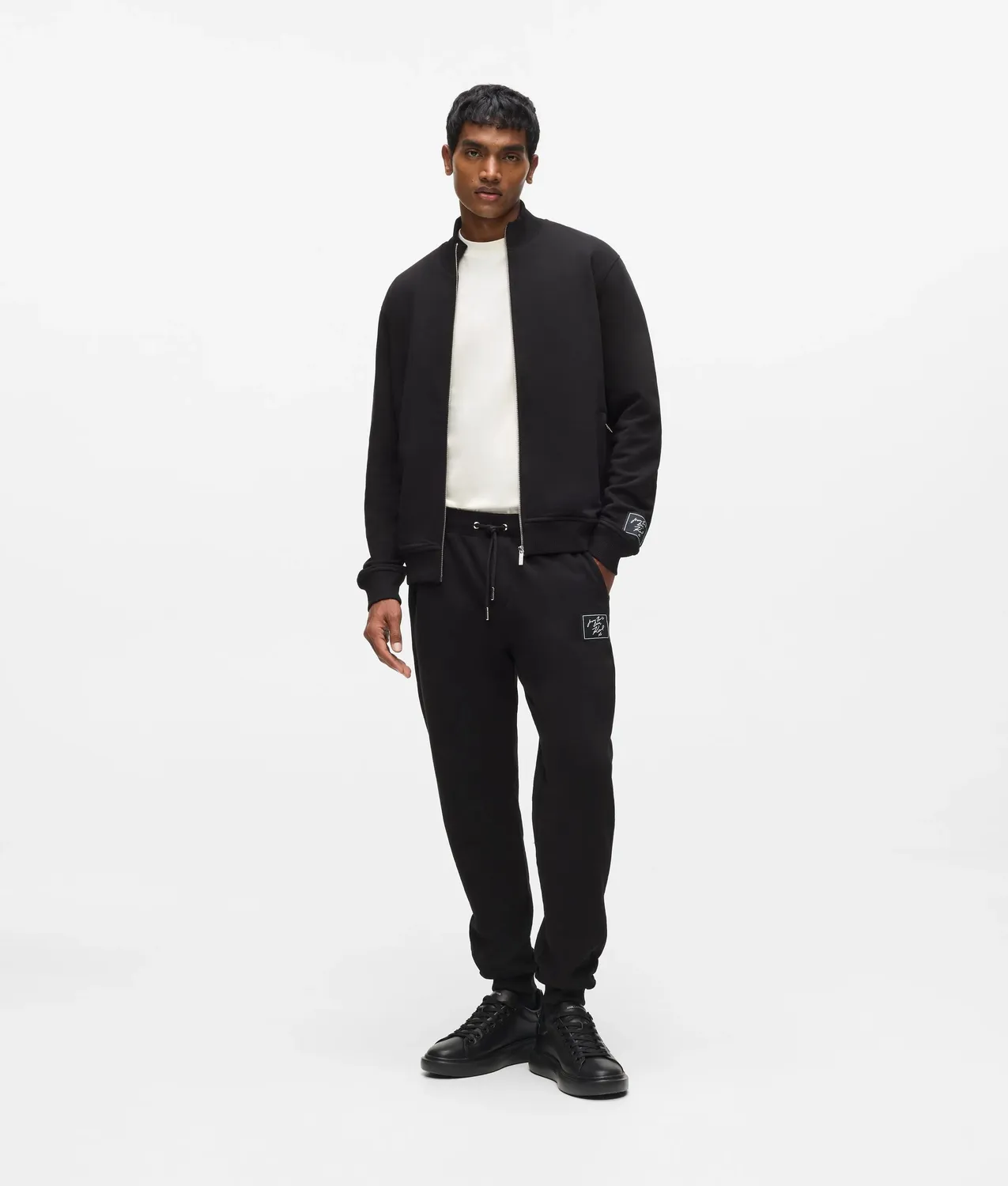 Karl Lagerfeld From Paris Love Zip-Jacke Herren Jersey