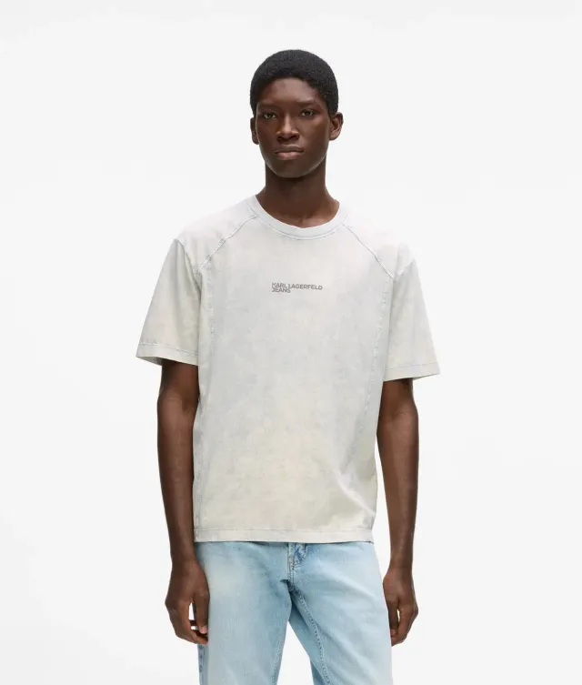 Karl Lagerfeld KL Jeans Washed Relaxed T-Shirt Baumwolle