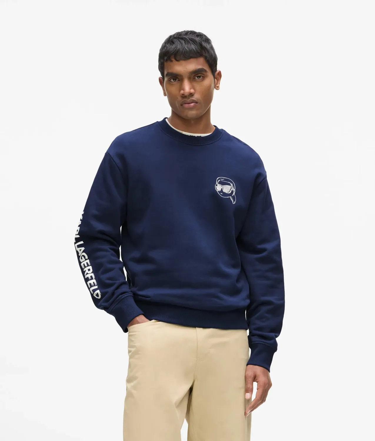Karl Lagerfeld Ikon Sweatshirt Rücken-Print