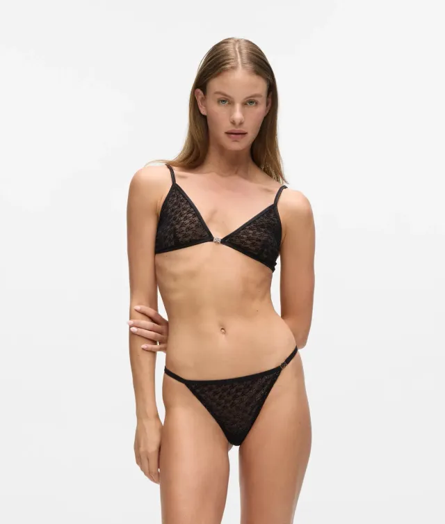 Karl Lagerfeld Autograph Mesh Triangle BH Glitzer XS-XL