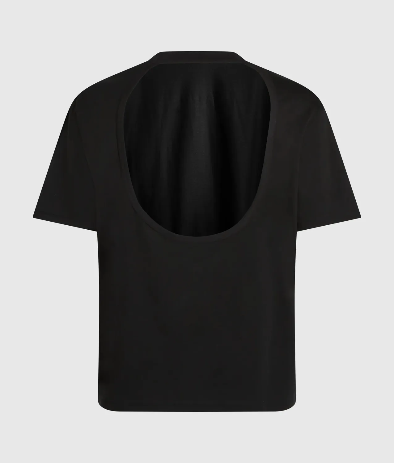Karl Lagerfeld KL Jeans Open-back T-Shirt Mockneck Logo
