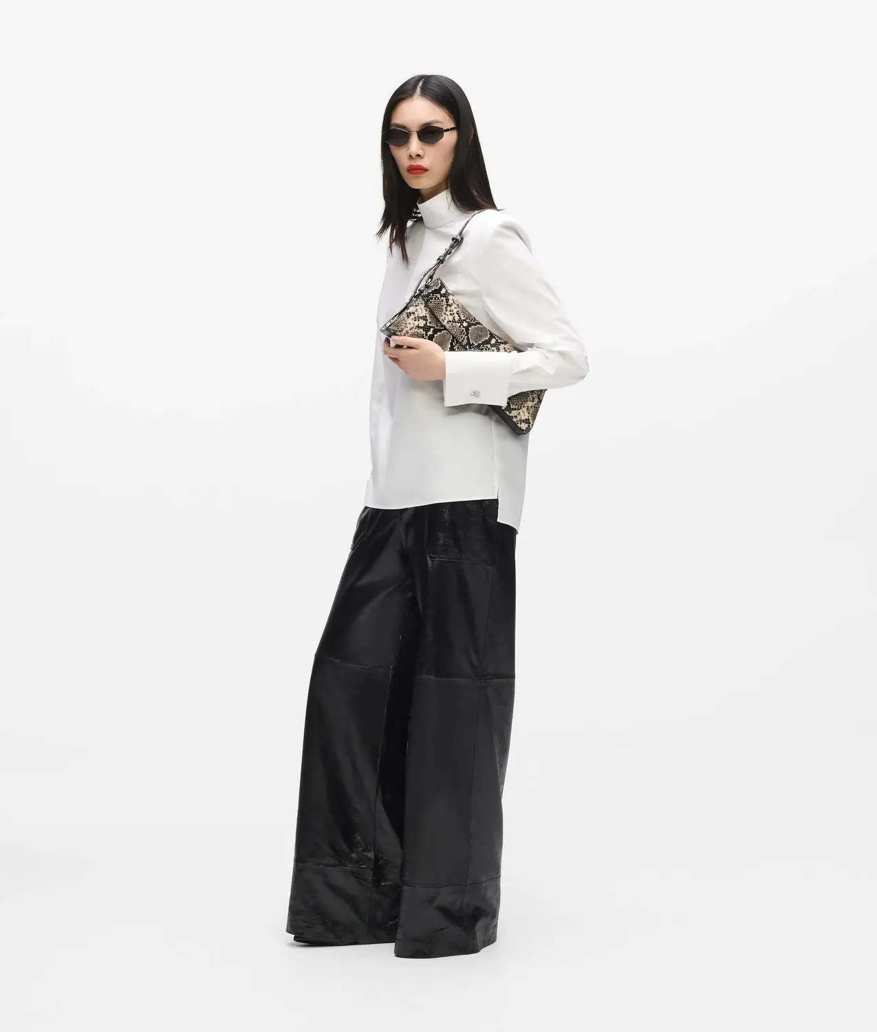 Karl Lagerfeld K/Autograph Twist Schultertasche Python